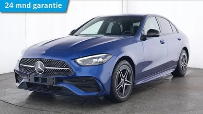 Occasion Mercedes C300 AMG line 313 PK (230 kW) 2024 Blauw Sedan