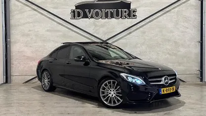 Zwart Occasion 2017 Mercedes C300 Prestige Sedan | € 26.950 (Eerlijke prijs)