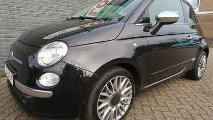 Zwart Gebruikt 2015 Fiat 500C Lounge Cabriolet | € 9.913 (Eerlijke prijs)