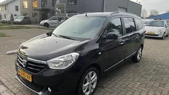 Zwart Gebruikt 2014 Dacia Lodgy Lauréate MPV | € 6.995 (Super prijs)