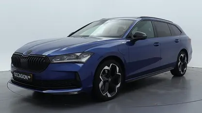 Blauw Occasion 2025 Skoda Superb Business Line Stationwagen | € 43.950 (Super prijs)