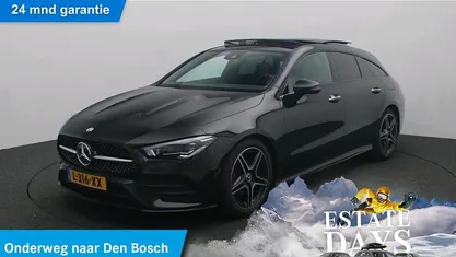 Occasion Mercedes CLA180 Shooting Brake Business 136 PK (100 kW) 2021 Donker kosmoszwart metaalkleur metallic Stationwagen