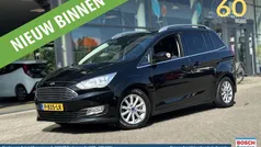 Zwart Gebruikt 2017 Ford Grand C-Max Titanium MPV | € 11.950 (Eerlijke prijs)