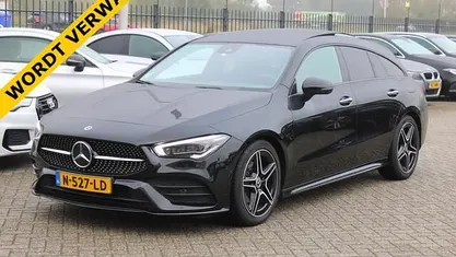 Zwart Occasion 2021 Mercedes CLA180 Shooting Brake AMG Stationwagen | € 26.800 (Super prijs)