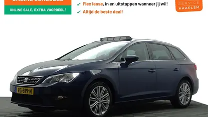 Blauw metallic Gebruikt 2019 Seat Leon Beats Stationwagen | € 15.900 (Eerlijke prijs)
