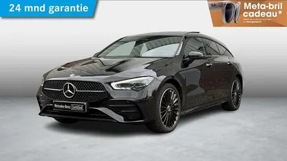 Zwart Gebruikt 2024 Mercedes CLA250 Shooting Brake AMG line Stationwagen | € 38.950 (Eerlijke prijs)