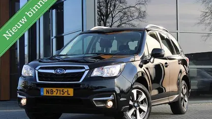 Zwart Occasion 2017 Subaru Forester Comfort SUV | € 16.950 (Super prijs)
