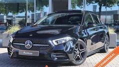 Zwart Gebruikt 2020 Mercedes A180 AMG line Sedan | € 25.700 (Eerlijke prijs)