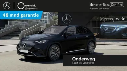 Zwart Gebruikt 2023 Mercedes EQE300 AMG line SUV | € 61.850 (Super prijs)