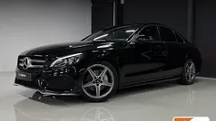 Zwart Gebruikt 2017 Mercedes C180 AMG Sedan | € 21.995 (Eerlijke prijs)