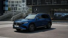 Donker spectraalblauw metaalkleur metallic Nieuw 2025 Mercedes EQB250+ AMG line SUV | € 54.314 (Eerlijke prijs)