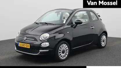Zwart Gebruikt 2020 Fiat 500C Lounge Cabriolet | € 11.900 (Eerlijke prijs)