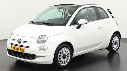 Wit Occasion 2016 Fiat 500C Lounge Cabriolet | € 9.190 (Eerlijke prijs)