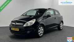 Zwart Gebruikt 2008 Opel Corsa Enjoy Hatchback | € 2.250 (Eerlijke prijs)