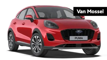 Rood Nieuw 2025 Ford Puma Titanium SUV | € 32.270 (Super prijs)