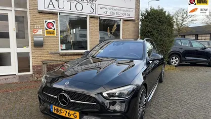 Occasion Mercedes C200 AMG line 204 PK (150 kW) 2022 Zwart (metallic) Stationwagen