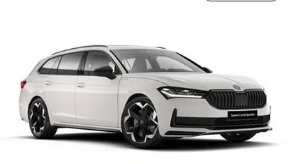 Wit Nieuw 2025 Skoda Superb Business Line Stationwagen | € 54.949 (Eerlijke prijs)