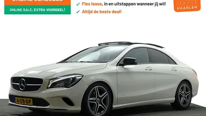 Wit metallic Gebruikt 2017 Mercedes CLA180 Premium Sedan | € 16.900 (Eerlijke prijs)