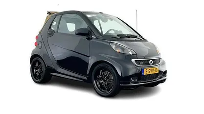 Occasion Smart ForTwo Cabrio Brabus 55 kW (75 PK) 2013 Zwart Cabriolet