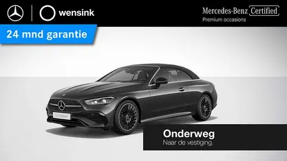 Zwart Occasion 2024 Mercedes CLE200 AMG line Cabriolet | € 66.850 (Eerlijke prijs)