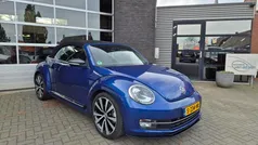 Blauw Occasion 2015 VW Beetle Sportline Cabriolet | € 20.000 (Eerlijke prijs)