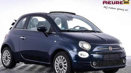 Blauw Occasion 2022 Fiat 500C Dolcevita Cabriolet | € 15.490 (Eerlijke prijs)