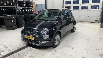 Zwart Occasion 2016 Fiat 500C Lounge Cabriolet | € 9.999 (Eerlijke prijs)
