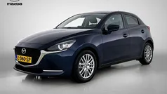 Blauw metallic Gebruikt 2021 Mazda 2 Luxury Hatchback | € 18.945 (Eerlijke prijs)