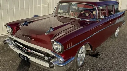 Rood Gebruikt 1957 Chevrolet Bel Air Stationwagen | € 46.750