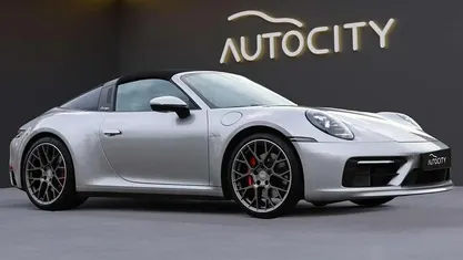 Zilver Gebruikt 2021 Porsche 911 Targa 4S Sport Cabriolet | € 164.950 (Eerlijke prijs)