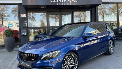 Occasion Mercedes C63 AMG AMG 476 PK (350 kW) 2017 Blauw Stationwagen