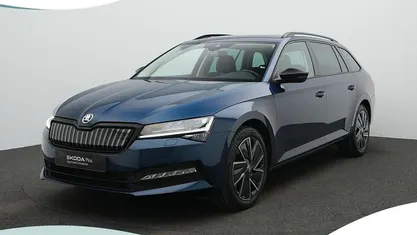 Blauw Occasion 2026 Skoda Superb Business Line Stationwagen | € 35.600 (Super prijs)