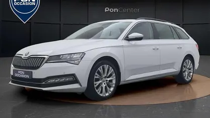 Occasion Skoda Superb Ambition 218 PK (160 kW) 2022 Wit Hatchback