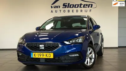 Occasion Seat Leon Style 131 PK (96 kW) 2020 Blauw Stationwagen