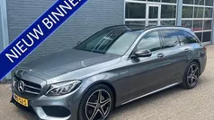 Grijs Gebruikt 2017 Mercedes C220 AMG line Stationwagen | € 23.950 (Eerlijke prijs)