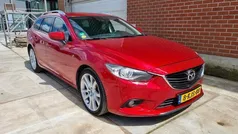 Rood Gebruikt 2013 Mazda 6 Stationwagen | € 4.999 (Super prijs)