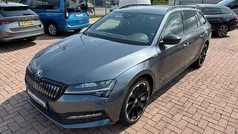 Grijs Gebruikt 2021 Skoda Superb SportLine Stationwagen | € 26.750 (Eerlijke prijs)