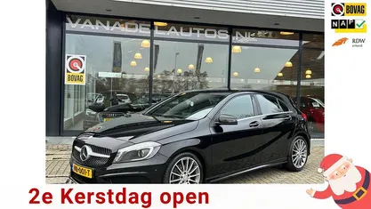 Zwart Gebruikt 2015 Mercedes A180 Ambition Hatchback | € 13.949 (Eerlijke prijs)