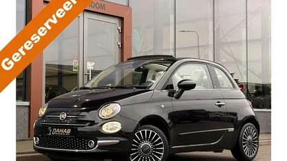 Occasion Fiat 500 Lounge 2016 Zwart Cabriolet