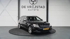 Zwart Gebruikt 2008 Mercedes C280 Avantgarde Stationwagen | € 4.750 (Super prijs)
