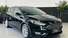 Zwart Gebruikt 2017 Ford Focus Titanium Stationwagen | € 9.950 (Goede deal)