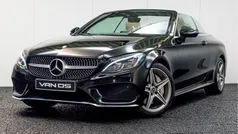 Zwart Gebruikt 2017 Mercedes C300 AMG line Cabriolet | € 34.995 (Goede deal)