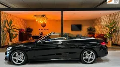 Zwart Gebruikt 2017 Mercedes C180 AMG Cabriolet | € 27.990 (Eerlijke prijs)