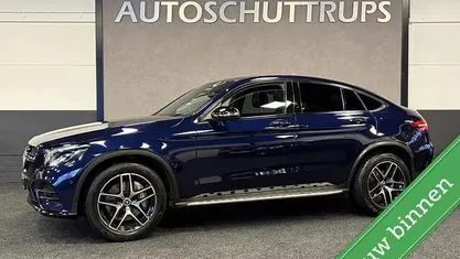 Occasion Mercedes GLC250 Business 211 PK (155 kW) 2018 Blauw (metallic) Coupé
