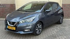 Grijs, metallic lak Gebruikt 2017 Nissan Micra N-Connecta Hatchback | € 8.950 (Eerlijke prijs)
