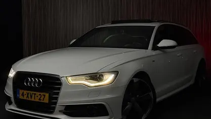 Wit Occasion 2014 Audi A6 S-Line Stationwagen | € 12.950 (Eerlijke prijs)