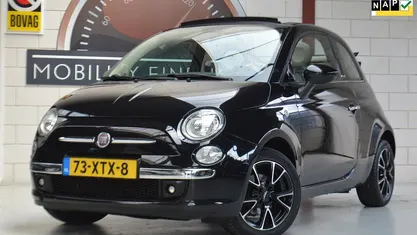 Zwart Occasion 2012 Fiat 500C Lounge Cabriolet | € 3.880 (Eerlijke prijs)