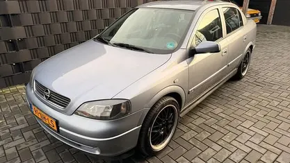 Occasion Opel Astra Njoy 84 PK (61 kW) 2003 Grijs Sedan