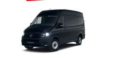 Zwart Nieuw 2024 VW Crafter Highline Van | € 48.850 (Super prijs)
