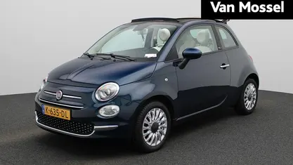 Occasion Fiat 500C Lounge 69 PK (50 kW) 2020 Blauw Cabriolet